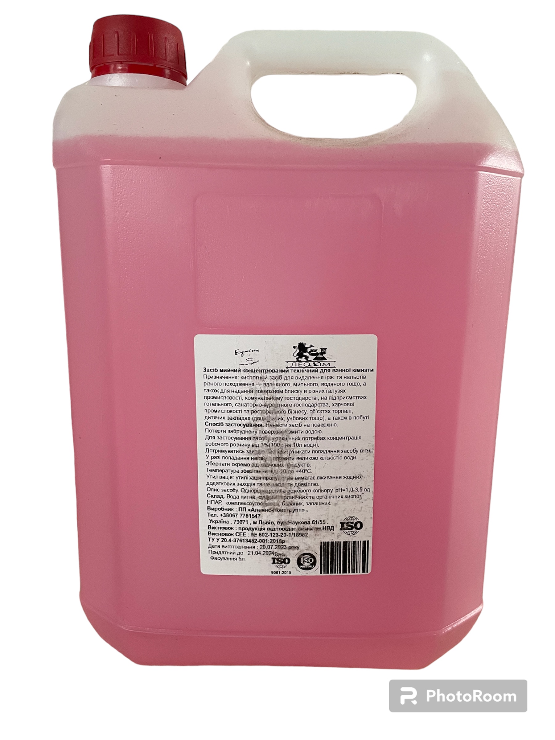 Рідина для чищення ванної кімнати ТМ ЛЕОХІМ